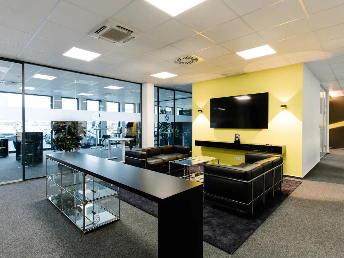 Lounge-Bereich im Office von Haag & Sondershausen